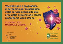 Prevenzione del carcinoma della cervice uterina: convegno al MAMU di Mantova, 23 giugno 2022