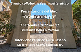 Sicurezza sul lavoro al Festivaletteratura di Mantova: ATS Val Padana presenta il libro “Ogni giorno 3” di Giusi Fasano