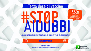 #STOPAIDUBBI. Terza dose di vaccino: Gli esperti rispondono alle tue domande