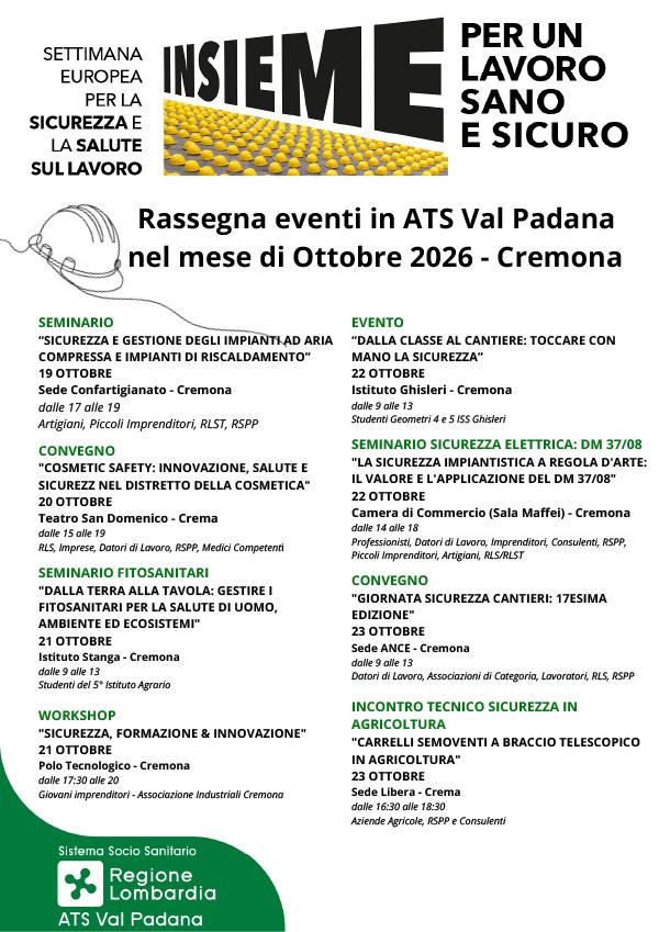 Rassegna eventi provincia Cremona