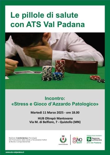 Stress e Gioco d'Azzardo 11.03.2025