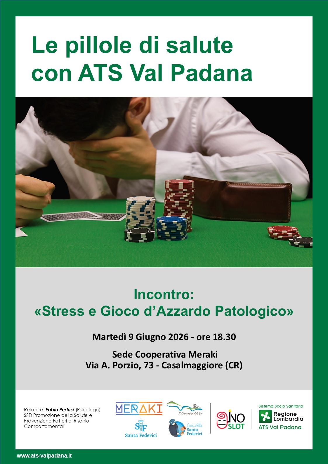 Stress e Gioco d'Azzardo 09.06.2026