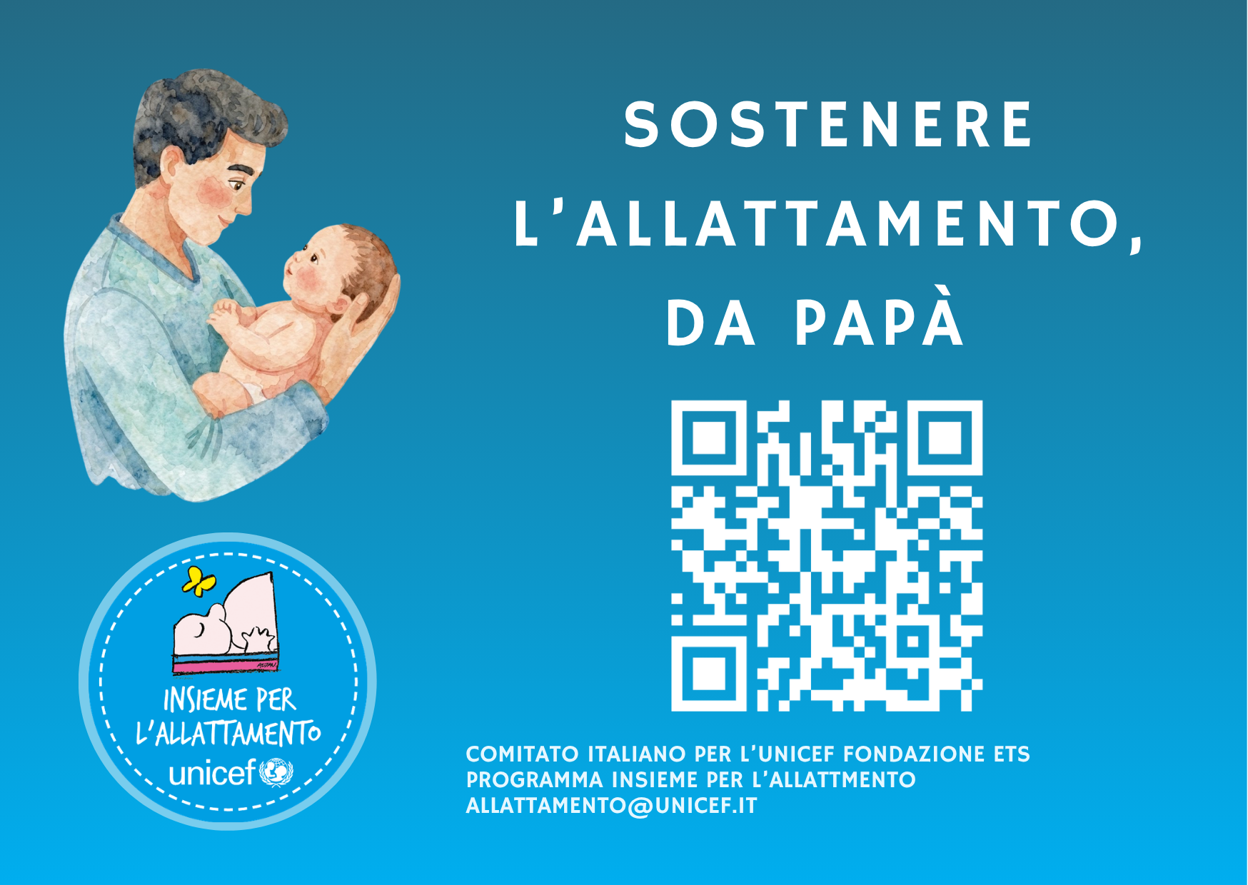 Sostenere l'allattamento, da papà